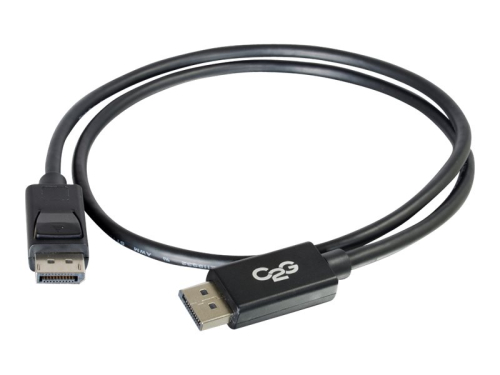 C2G 15ft 8K DisplayPort Cable with Latches - M/M - Cabo DisplayPort - DisplayPort (M) para DisplayPort (M) - 4.57 m - travada - preto