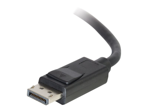 C2G 15ft 8K DisplayPort Cable with Latches - M/M - Cabo DisplayPort - DisplayPort (M) para DisplayPort (M) - 4.57 m - travada - preto