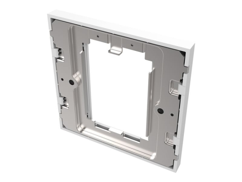 VISION Techconnect Modular AV Faceplate - LIFETIME WARRANTY - Single-Gang UK surround - frame which accommodates two modules - fits to TC3 BACKBOX1G or TC3 MUDRING1G, or any standard single-gang UK backbox (pattress) - 86 x 86 mm / 3.4 x 3.4" - plast