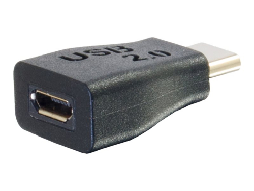 Adaptador USB Micro USB Tipo B (F) para USB-C (M) USB 2.0 preto C2G 28869