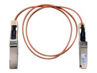 Cisco Direct-Attach Active Cabo de rede QSFP para QSFP 2 m fibra óptica SFF-8436 Castanho