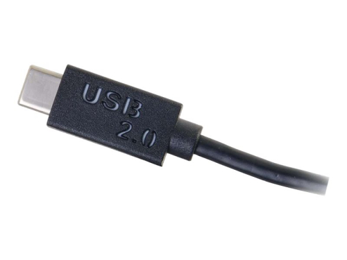 C2G USB 2.0 USB C to DB9 Serial RS232 Adapter Cable Black - Cabo USB/serial - DB-9 (M) para 24 pin USB-C (M) - conector C reversível - preto