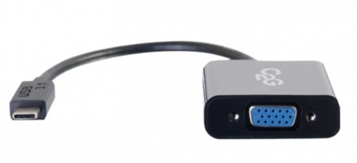 Adaptador de vídeo externo USB 3.1 D-Sub preto C2G 88843