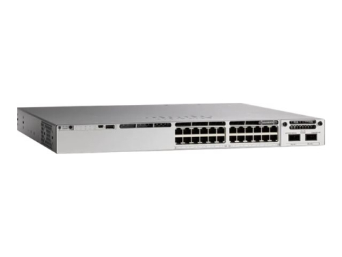 Switch Cisco Catalyst 9300 - Network Advantage L3 - Administrado - 24 x 10/100/1000 - montável em trilho, C9300-24T-A