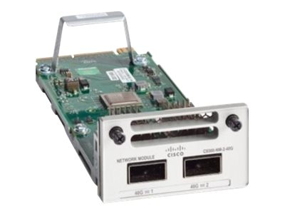 Cisco - Módulo de expansão - 40 Gigabit QSFP+ x 2 - para Catalyst 9300