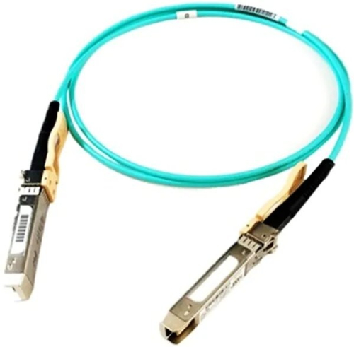 Cabo de rede, Cisco Active Optical Cable, 4824085, SFP28 para SFP28, 7 m, fibra óptica, para P/N: N3K-C34180YC=, N3K-C36180YC-R-RF, N9K-C93180YC-EX-24, N9K-C93180YC-FX-RF Cor: Azul