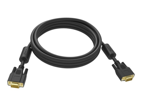 Cabo VGA HD15 (VGA) para HD15 10MT VISION Professional VGA (M) VGA (M) 28 AWG Preto