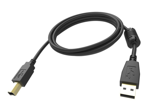 Cabo USB 5 MT VISION Professional USB 2.0 480mbit/s USB-A (M)  USB-B (M) 28+24 AWG Preto