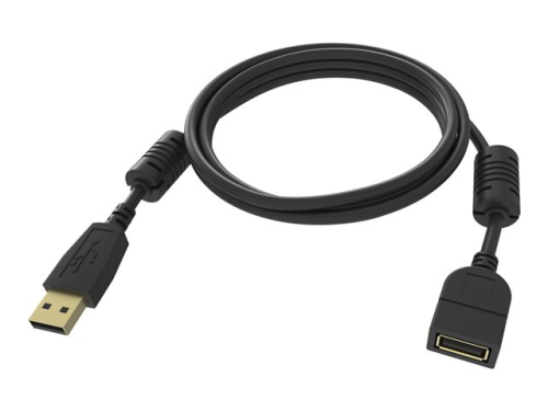 Cabo Extensão USB 4.5MT VISION Professional USB 2.0 480mbit/s USB A (F) USB A (M) 28+24 AW Preto