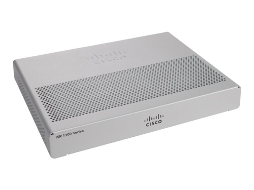 Switch Roteador Cisco de 4 portas (integrado) Router 1101 GigE montável em trilho , C1101-4P