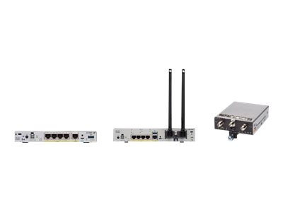 Switch Roteador Cisco de 4 portas (integrado) Router 1101 GigE montável em trilho , C1101-4P