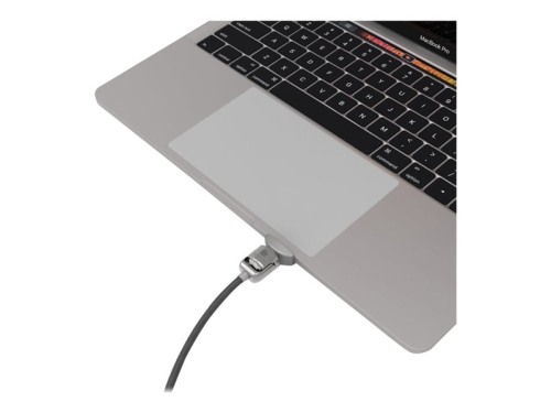 Cabo Segurança Compulocks para Apple MacBook Pro 13.3 in (M1, M2), Adaptador de trava de ranhura de segurança, com fechadura de cabo com chave, UNVMBPRLDG01KL