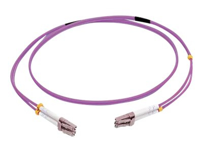 Cabo Duplex Fibra Ótica Multimodo 7MT C2GLC/LC OM4 LSZH LC (M) para multi-modo LC (M)  OM4 - púrpura