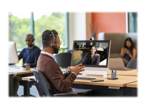 Auscultadores  Cisco 561 Wireless Single -convertível DECT 6.0 sem fios com Multibase Station para Webex Board 55, Board 70, Board 85, Codec Pro No Radio