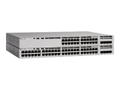 Switch 24 Portas Cisco Catalyst 9200 Interruptor L3 Administrado 24 x 10/100/1000 montável em trilho