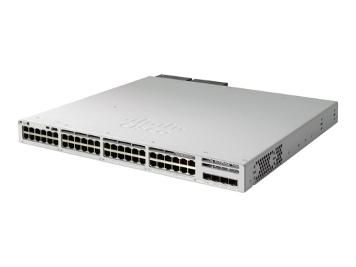 Switch 48 Portas L3 48 x 10/100/1000 (PoE+) + 4 x 10 Gigabit SFP+ (uplink) montável em trilho Cisco Catalyst 9300L C9300L-48P-4X-E