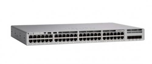 Switch 48 Portas Cisco Catalyst 9300L interruptor L3 48 x 10/100/1000 + 4 x 10 Gigabit SFP+ (uplink) montável em trilho, C9300L-48T-4X-E