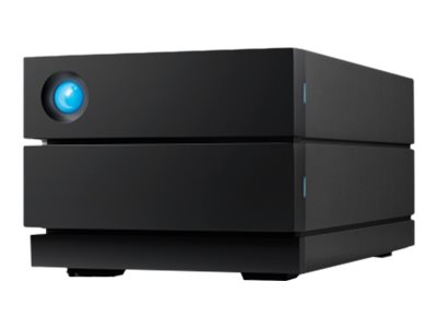 Nas LaCie 2big RAID STHJ28000800 , Matriz de disco rígido, 28 TB , 2 baias, HDD 14 TB x 2, USB 3.1 Gen 2 (externo) , com Plano de Serviço de Recuperação de Dados de Resgate de 5 anos