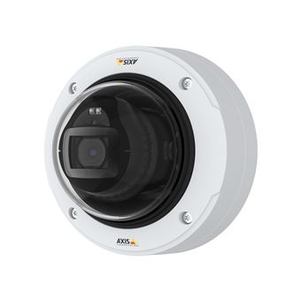Câmara de vigilância de rede AXIS P3247-LVE cúpula exterior a cores (Dia&Noite) 5 MP 2592 x 1944 íris automática vari-focal áudio DC 12 V / PoE Plus