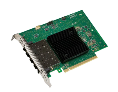 Intel Ethernet Network Adapter E810-XXVDA4 Adaptador de rede PCIe 4.0 x16 baixo perfil 25 Gigabit SFP28 x 4