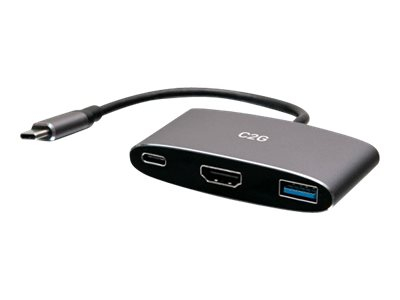 Docking Station, USB C HDMI C2G USB 3.0 & USB C, Estação de engate, USB-C / Thunderbolt 3, HDMI, C2G54460