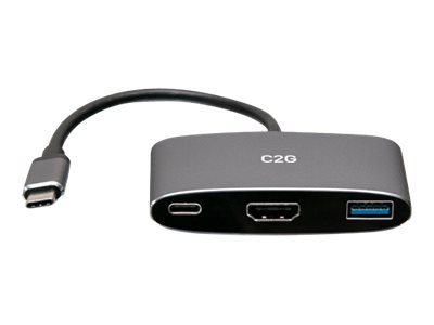 Docking Station, USB C HDMI C2G USB 3.0 & USB C, Estação de engate, USB-C / Thunderbolt 3, HDMI, C2G54460