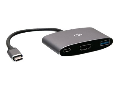 Docking Station, USB C HDMI C2G USB 3.0 & USB C, Estação de engate, USB-C / Thunderbolt 3, HDMI, C2G54460