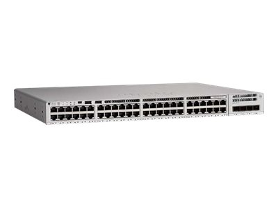 Switch 48 Portas Cisco Catalyst 9200,  L3 - Administrado , 48 x 10/100/1000 (PoE+) + 4 x 10 Gigabit SFP+ (uplink), trilho - PoE+ (370 W), C9200L-48PL-4X-E, C9200L-48PL-4X-E