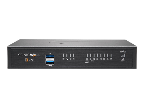 Dispositivo de Segurança Firewalls GigE SonicWall TZ370, secretária, 02-SSC-6817