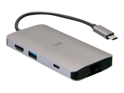 Mini Dock with HDMI, 2x USB-A, Ethernet, SD C2G USB-C 100W  4K 30Hz  Estação de engate USB-C / Thunderbolt 3 HDMI GigE, C2G54458