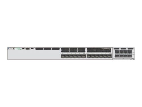 Switch 12 Portas Cisco Catalyst 9300X, interruptor, L3,  Administrado, 12 x 1/10/25 Gigabit SFP28, montável em trilho, C9300X-12Y-E