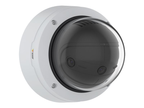 Câmara panorâmica de rede  cúpula exterior  à prova de tempo  a cores  13 MP  5120 x 2560  focal fixo  áudio  GbEAXIS P3818-PVE  02060-001