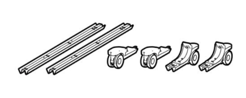 Cisco Kit de rodas para P/N: CS-BRD75P-MM-NR-K9 CS-BRD75P-NR-K7 CS-BRD75P-NR-K9, CS-BRD75P-NR-K9++