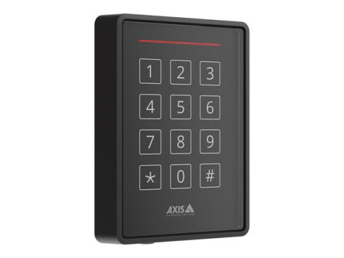 leitor Axis A4120-E RFID de proximidade/teclado 1 comando com cabo serial RS-485 preto, NCS S 9000-N 02145-001