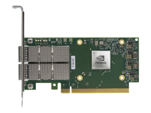 NVIDIA ConnectX-6 Dx EN Cripto desativado com Boot Seguro adaptador de rede PCIe 4.0 x16 100 Gigabit QSFP56 x 2