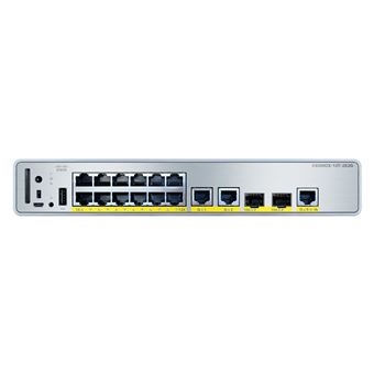 Switch de Rede Cisco Catalyst 9200CX montável em trilho UPOE+, C9200CX-12T-2X2G-E