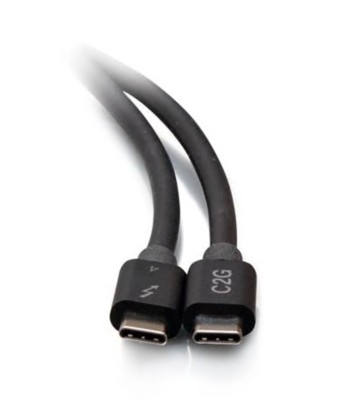 Cabo Thunderbolt C2G 6ft Thunderbolt 4 USB C Active Cable USB C to USB C 40Gbps M/M 1.83 m C2G28887