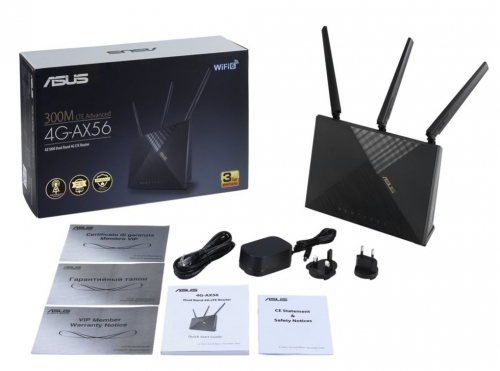 Modem Router ASUS 4G-AX56 Wireless-AX1800 Dual-band LTE 