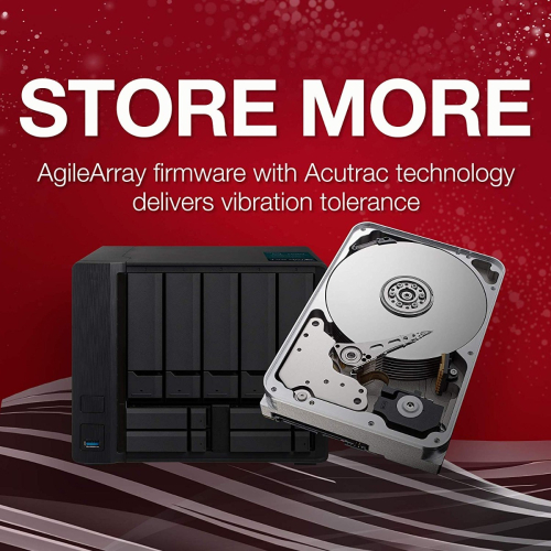 Disco rígido 1 TB Seagate IronWolf ST1000VN008 - interna - 3.5" - SATA 6Gb/s - 5400 rpm - buffer: 256 MB