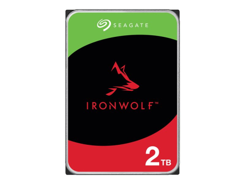 Disco 3.5" 2TB Seagate IronWolf ST2000VN003  interno - SATA 6Gb/s - 5400 rpm - buffer: 256 MB - com 3 anos de Recuperação de dados Seagate Rescue, ST2000VN003