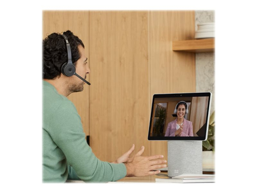 Auscultadores com Microfone Cisco Headset 721  bluetooth sem fios  preto carvão Cisco Webex Certified HS-WL-721Q-BUNA-C