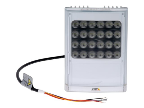 Iluminador LED branco AXIS T90D35 montagem no tecto montagem no poste montagem na parede 12 24 V interior, exterior 42 Watt branco prata para AXIS D3110, M5075-G, P1455-LE, P1455-LE-3, Q1656, Q1656-B, Q1715, V5938 50
