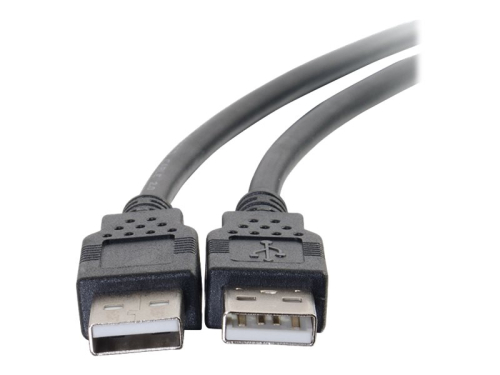 Cabo USB 2.0 C2G 1MT USB A to USB A M/M USB (M) para USB (M) preto