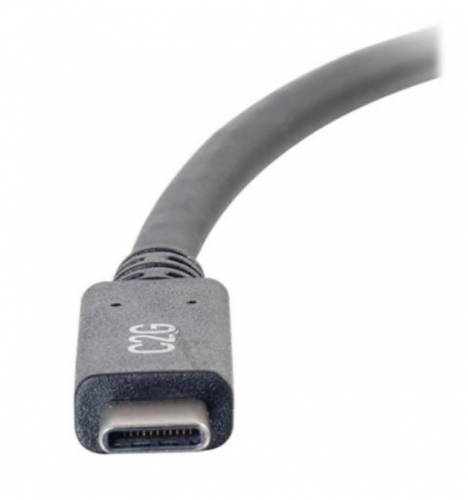Cabo USB Tipo A (M) para USB-C (M) USB 3.1 30 V 3 A 1.83 m preto C2G 28832
