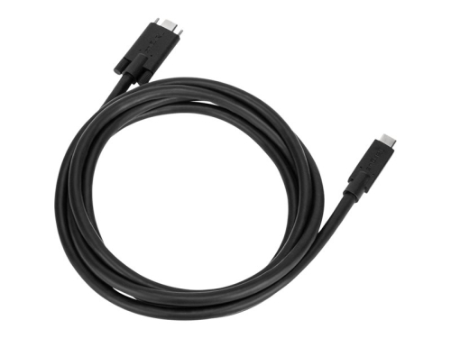 Cabo Targus USB 24 pin USB-C (M) para 24 pin USB-C (M) aparafusável 1.8 m preto  ACC1122GLX