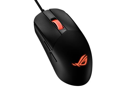 Rato ASUS ROG Strix Impact III - destros e canhotos - óptico - 6 botões - com cabo - USB 2.0 - preto