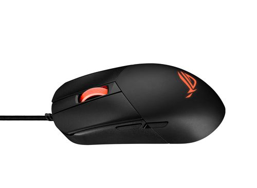Rato ASUS ROG Strix Impact III - destros e canhotos - óptico - 6 botões - com cabo - USB 2.0 - preto