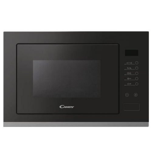Micro-ondas Candy MIG25BNT encastrável sem moldura  MW + Função Grelhador, 25Lt, Preto, L x P x A (mm) 595x388x401