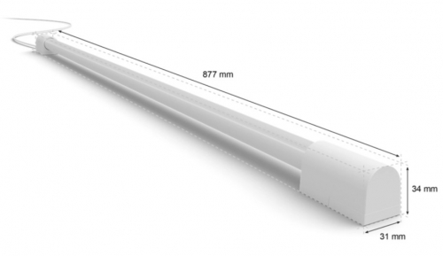 Philips Tubo de luz gradiente compacto CMP WHITE EU/UK