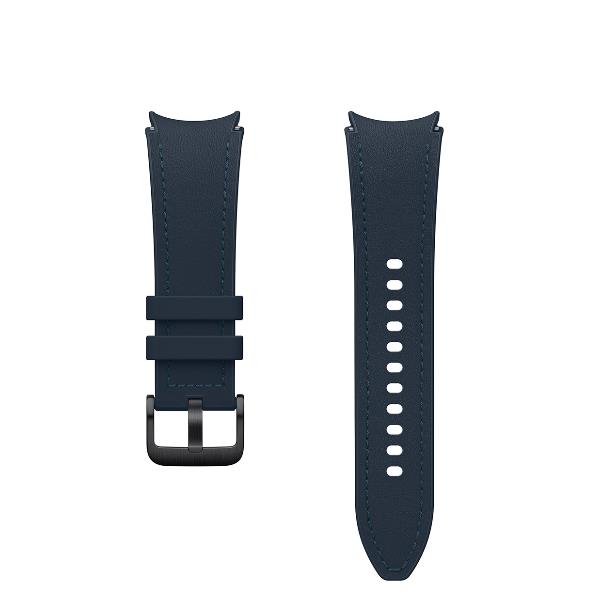 Bracelete Samsung Híbrida de Pele (S/M) Galaxy Watch6 cor INDIGO, ET-SHR95SNEGEU